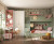 Chambre avec lit superposé avec 3 tiroirs et escalier, armoire et bureau